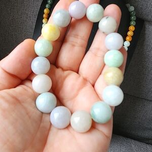 New, natural jade bracelets 13 mm size for your jewelry collection.